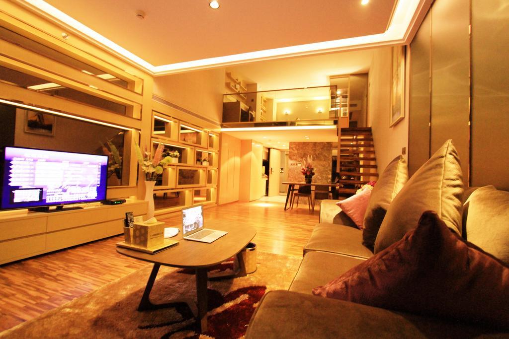 Guangzhou City Inn Apartment - Poly D Plaza Branch Szoba fotó
