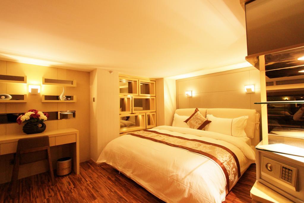 Guangzhou City Inn Apartment - Poly D Plaza Branch Szoba fotó