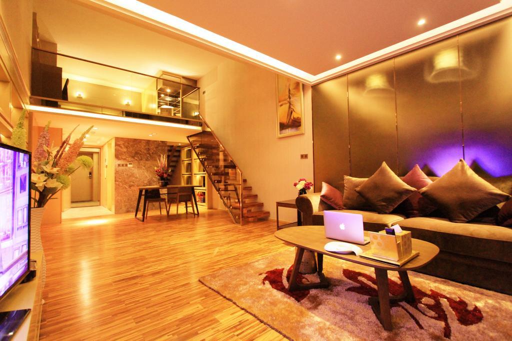 Guangzhou City Inn Apartment - Poly D Plaza Branch Szoba fotó
